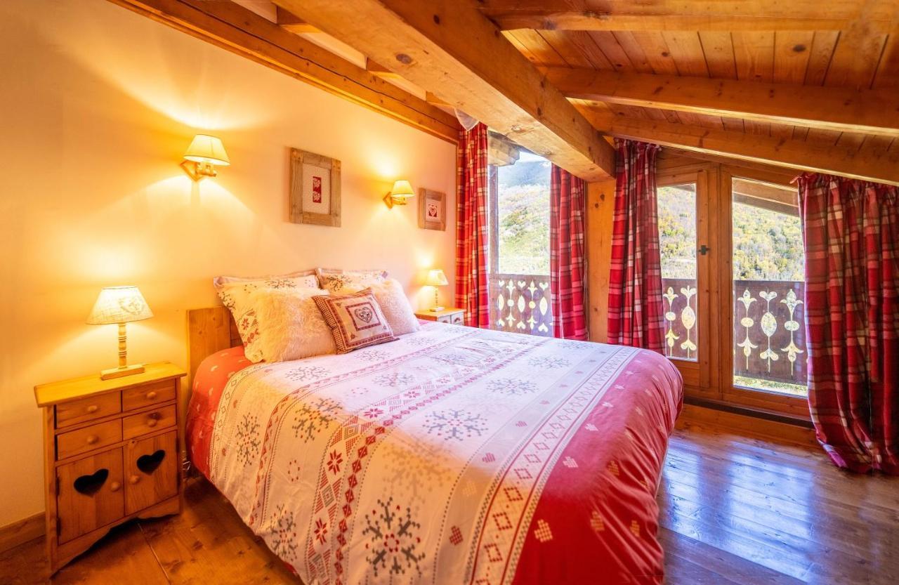 Вилла Magnifique Chalet Authentique Au Coeur Des 3 Vallees Куршевель Экстерьер фото